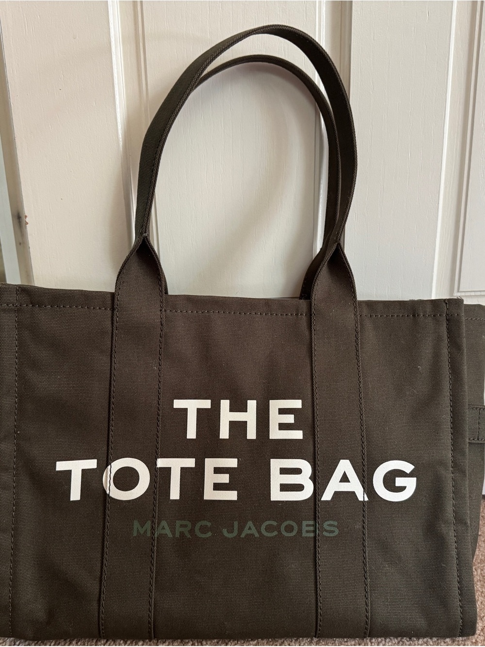 Marc Jacobs The Large Tote Canvas Bag in Olive